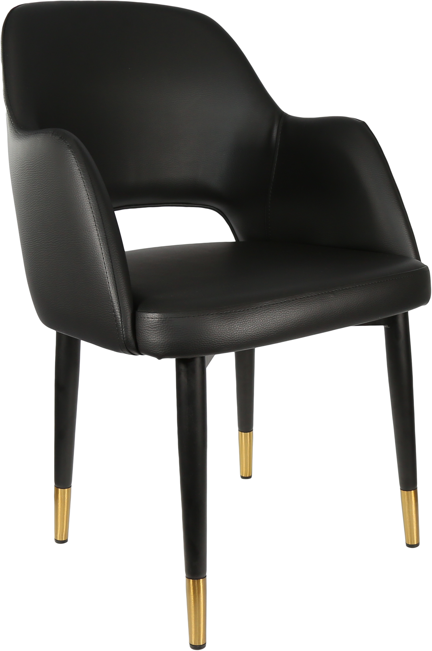 Durafurn Sorbet Chair with Black Metal 450h Legs