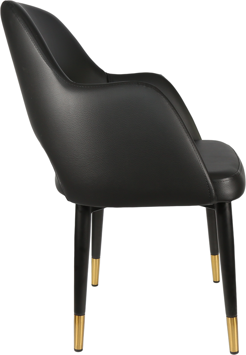 Durafurn Sorbet Chair with Black Metal 450h Legs