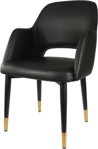 Durafurn Sorbet Chair with Black Metal 450h Legs