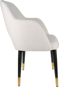 Durafurn Sorbet Chair with Black Metal 450h Legs