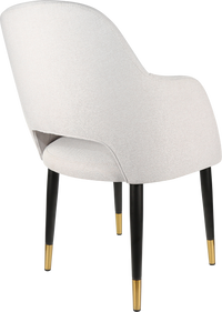 Durafurn Sorbet Chair with Black Metal 450h Legs