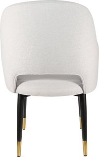 Durafurn Sorbet Chair with Black Metal 450h Legs