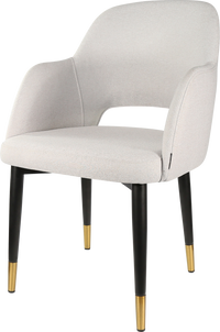 Durafurn Sorbet Chair with Black Metal 450h Legs
