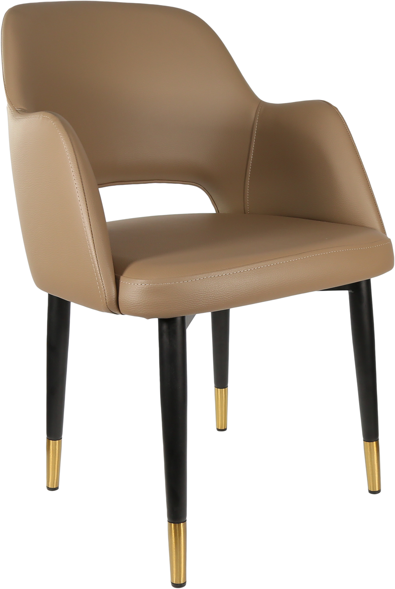 Durafurn Sorbet Chair with Black Metal 450h Legs