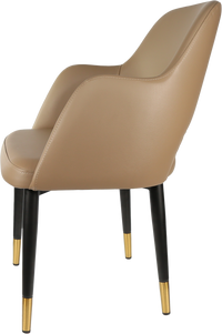 Durafurn Sorbet Chair with Black Metal 450h Legs