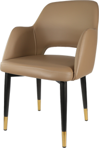 Durafurn Sorbet Chair with Black Metal 450h Legs