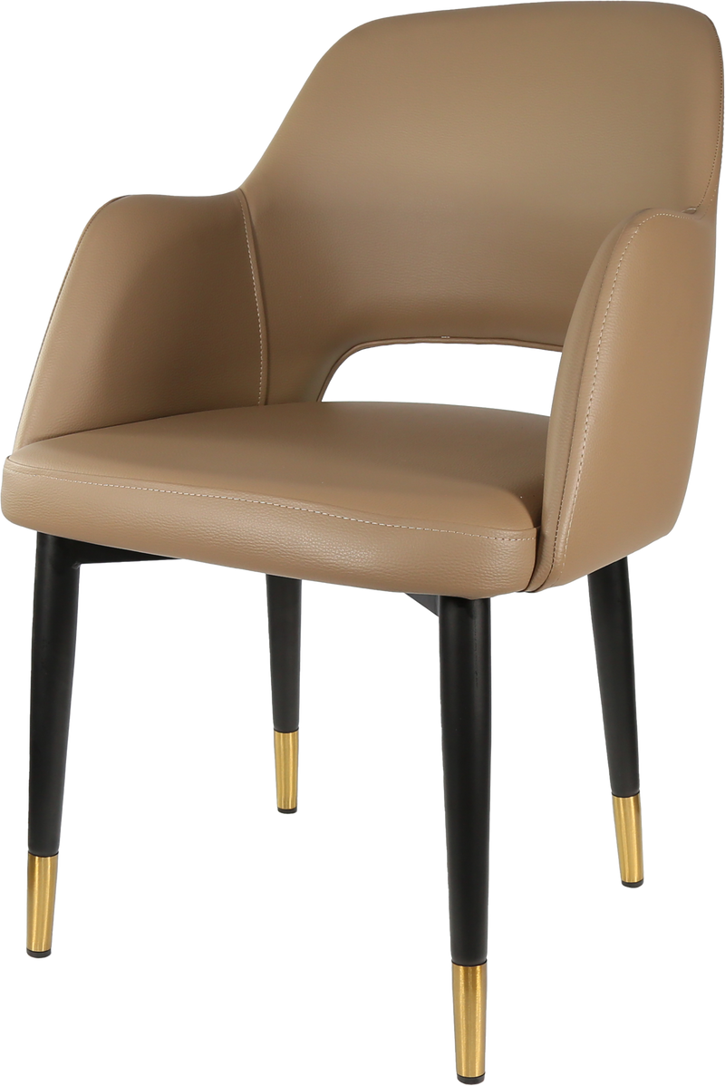 Durafurn Sorbet Chair with Black Metal 450h Legs