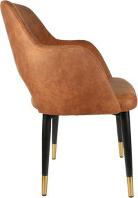 Durafurn Sorbet Chair with Black Metal 450h Legs