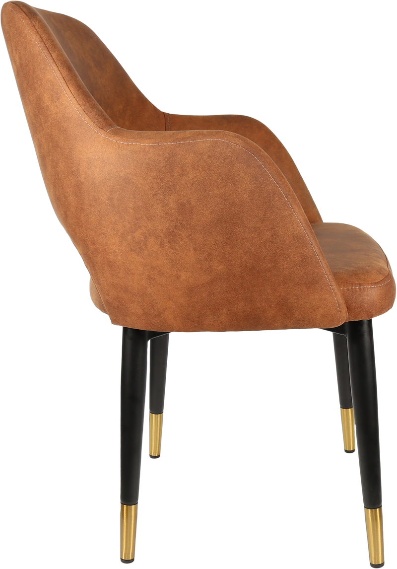 Durafurn Sorbet Chair with Black Metal 450h Legs