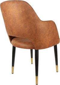 Durafurn Sorbet Chair with Black Metal 450h Legs