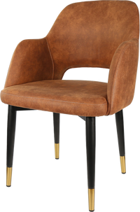 Durafurn Sorbet Chair with Black Metal 450h Legs