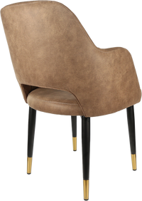 Durafurn Sorbet Chair with Black Metal 450h Legs