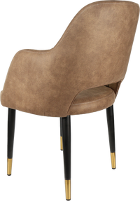 Durafurn Sorbet Chair with Black Metal 450h Legs