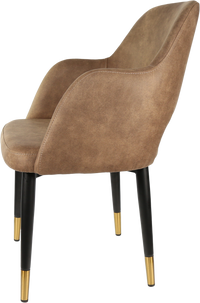 Durafurn Sorbet Chair with Black Metal 450h Legs