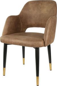 Durafurn Sorbet Chair with Black Metal 450h Legs