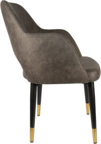 Durafurn Sorbet Chair with Black Metal 450h Legs