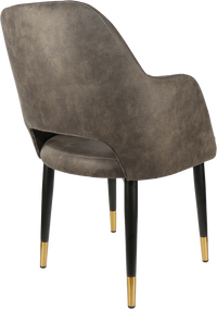 Durafurn Sorbet Chair with Black Metal 450h Legs