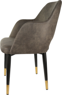Durafurn Sorbet Chair with Black Metal 450h Legs