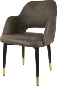 Durafurn Sorbet Chair with Black Metal 450h Legs