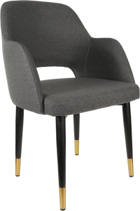 Durafurn Sorbet Chair with Black Metal 450h Legs
