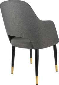 Durafurn Sorbet Chair with Black Metal 450h Legs