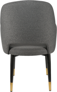 Durafurn Sorbet Chair with Black Metal 450h Legs