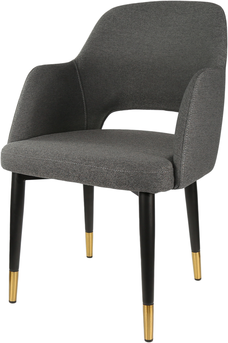 Durafurn Sorbet Chair with Black Metal 450h Legs