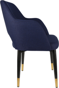 Durafurn Sorbet Chair with Black Metal 450h Legs