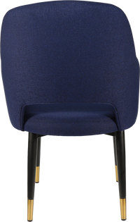 Durafurn Sorbet Chair with Black Metal 450h Legs