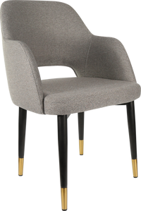 Durafurn Sorbet Chair with Black Metal 450h Legs