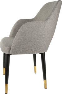 Durafurn Sorbet Chair with Black Metal 450h Legs