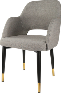 Durafurn Sorbet Chair with Black Metal 450h Legs