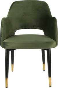 Durafurn Sorbet Chair with Black Metal 450h Legs