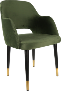 Durafurn Sorbet Chair with Black Metal 450h Legs