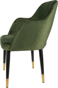 Durafurn Sorbet Chair with Black Metal 450h Legs
