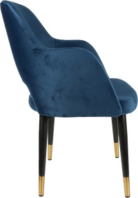 Durafurn Sorbet Chair with Black Metal 450h Legs