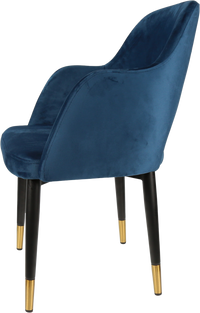 Durafurn Sorbet Chair with Black Metal 450h Legs