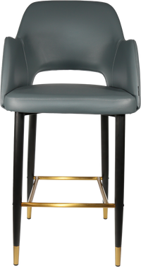 Durafurn Sorbet Stool with Black Metal 750h Legs
