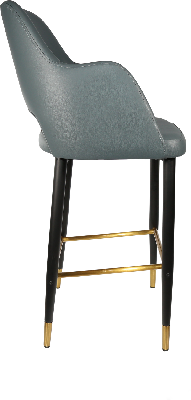 Durafurn Sorbet Stool with Black Metal 750h Legs