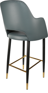 Durafurn Sorbet Stool with Black Metal 750h Legs