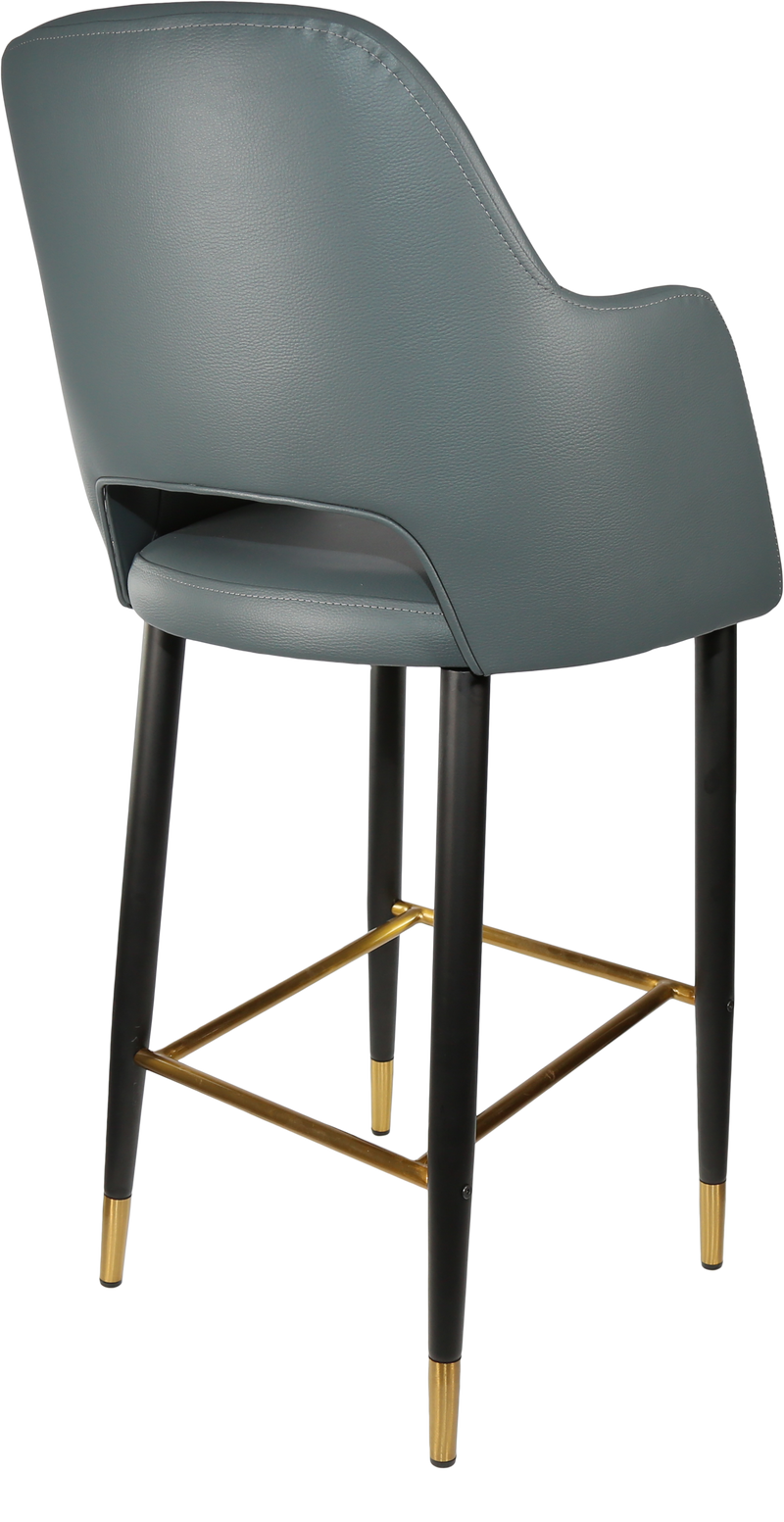Durafurn Sorbet Stool with Black Metal 750h Legs