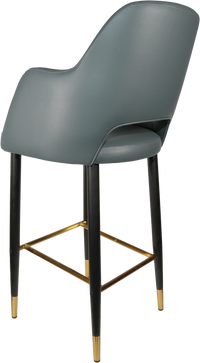 Durafurn Sorbet Stool with Black Metal 750h Legs