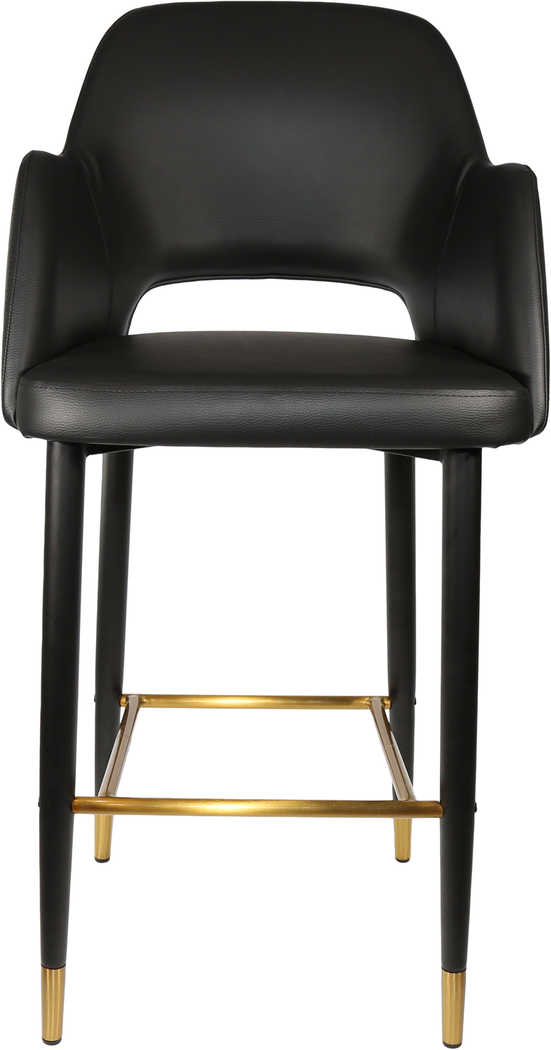 Durafurn Sorbet Stool with Black Metal 750h Legs