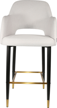 Durafurn Sorbet Stool with Black Metal 750h Legs