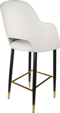 Durafurn Sorbet Stool with Black Metal 750h Legs