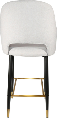 Durafurn Sorbet Stool with Black Metal 750h Legs