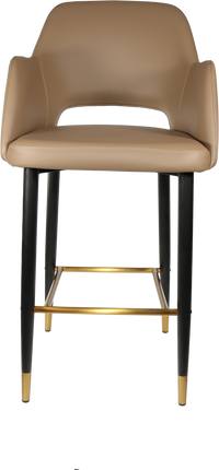 Durafurn Sorbet Stool with Black Metal 750h Legs