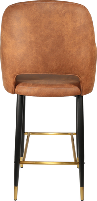 Durafurn Sorbet Stool with Black Metal 750h Legs