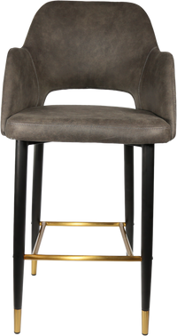 Durafurn Sorbet Stool with Black Metal 750h Legs