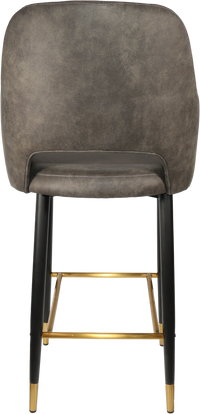 Durafurn Sorbet Stool with Black Metal 750h Legs